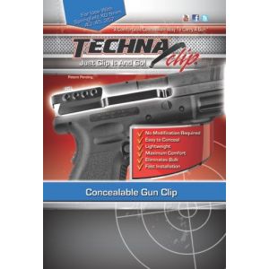 Techna Clip Right-Side Concealable Gun Clip for Springfield XD 9mm, .40, .45, .357